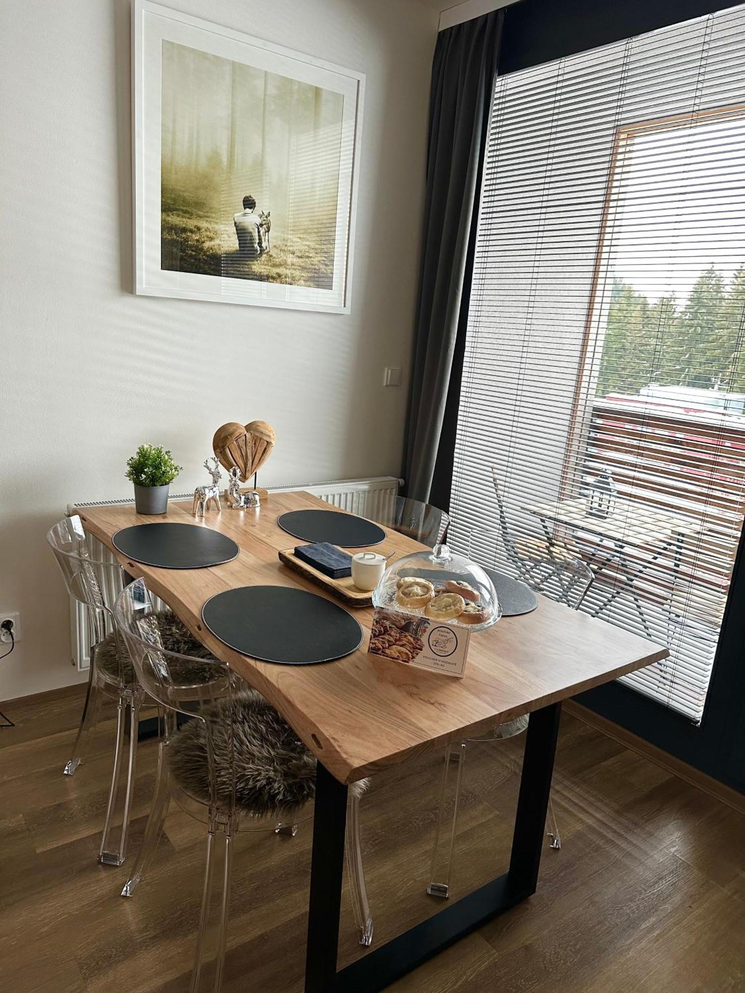 U Jelena Harrachov - Rodinny Apartman U Lesa S Garazi Exterior foto